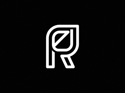 Letter E & R Monogram Logo branding e letter marks logo logoground monogram r