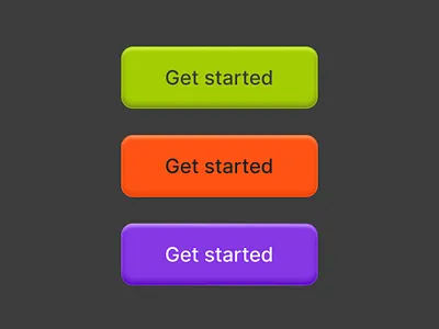 Skeuomorphic Action Buttons app button cta design product skeuomorph skeuomorphism ui ux