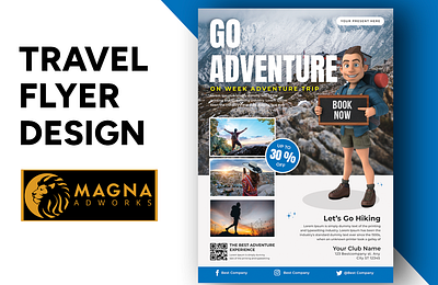 Travel Flyer Design design flyer graphic design travel