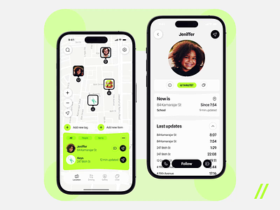 Locator Mobile iOS App android app app design app interaction chat dashboard design gps interface ios locator map mobile mobile app mobile ui product design social media track ui ux