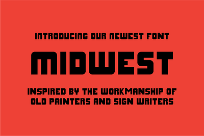 Midwest Font antique font display font handdrawn handmade old font retro font sans serif sign writer font texture typeface typography vintage vintage font