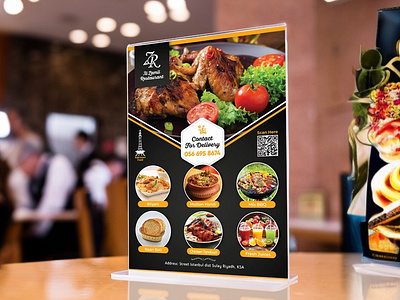 Food Flyer Design ads ads design arabic menu branding canva social media post design design flyer flyer design food food flyer graphic design menu menu card menu design menu designer pakistani menu