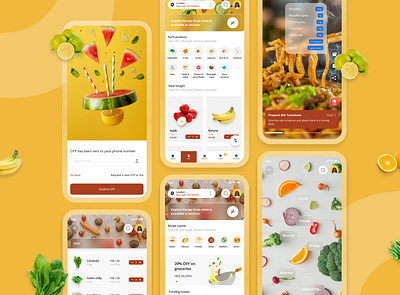 Your Culinary Companion to a World of Tastes and Recipes app branding farm food organic recipe ui ux web3 citadel
