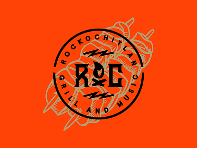 Rockochitlán — Visual Identity bar branding concept design design direction eddesignme el salvador grill identity lago logo meat rock rockochitlan suchitoto visual