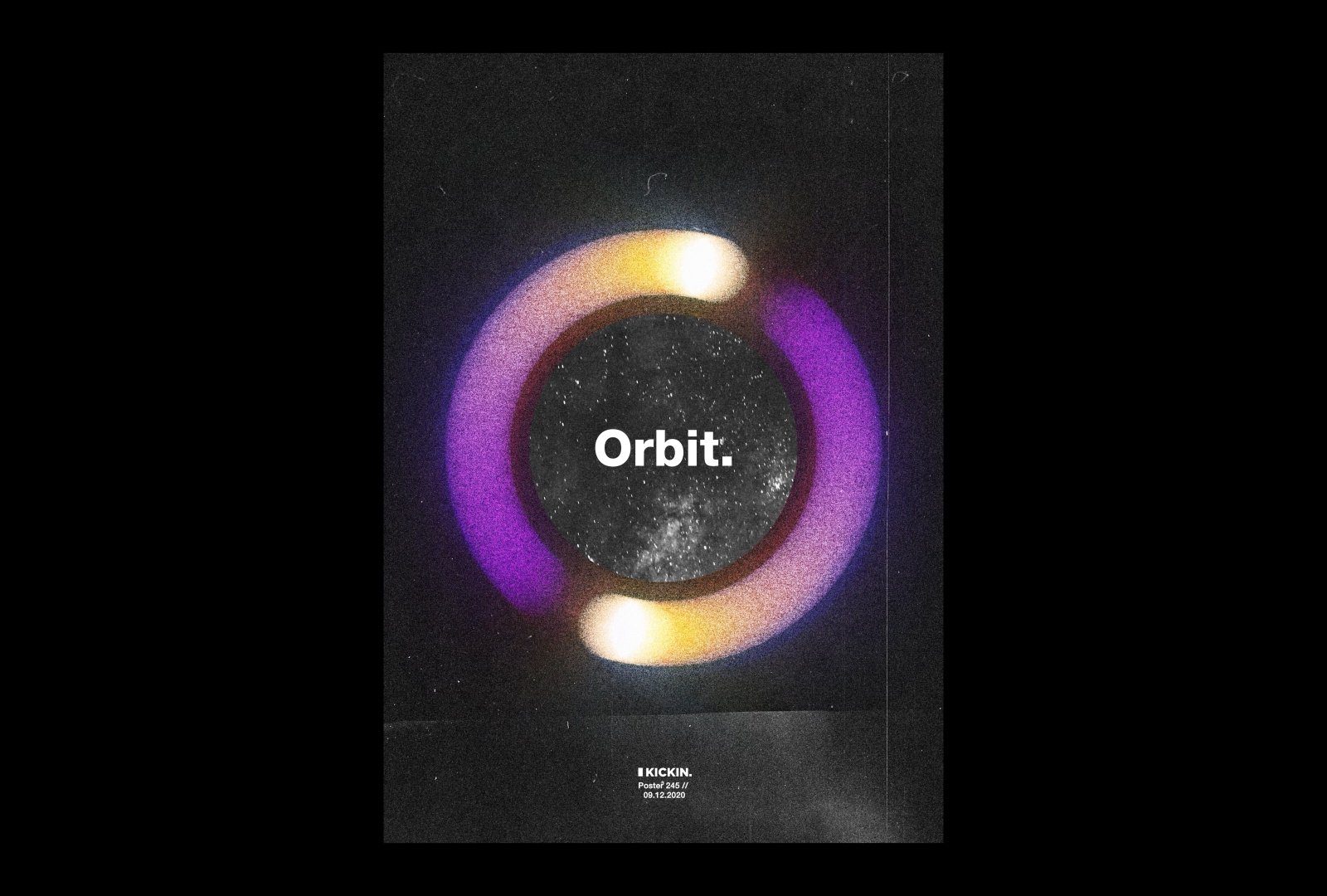 Kinetic Motion Poster #245 animate animation design experimental freelance motion designer gradient trail gradients kickin poster kinetic kinetictype motion motion graphics typography
