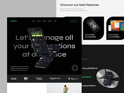 Finance Dashboard aesthetic app branding design design studio figma finance fintech illustration logo saas studiolama ui user experience
