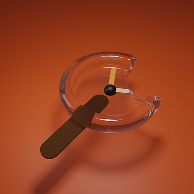 Time-ice-cream 3D Blender 2d icon 3d 3d blender 3d icon blender