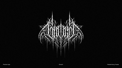 GNOIZM | black metal logo black metal art black metal logo black metal logo design branding calligraphy death metal logo design gnoizm illustration lettering logo metal logo ui