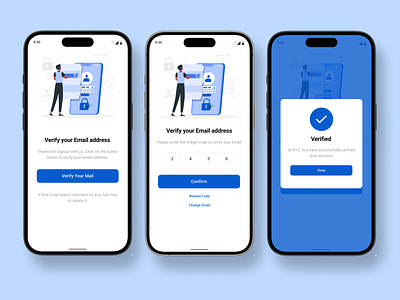 Email Verification UI app app design email ui uiux userverification ux