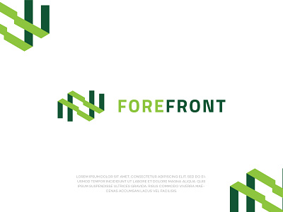 Forefront or Forefront Contracting logo design. branding corporate creative design graphic design illustration logo logo design logodesign logotype ui