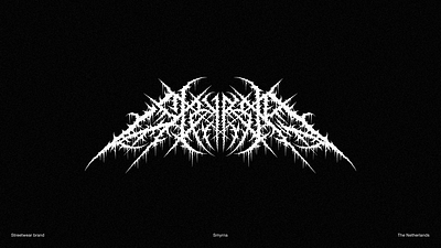 SMYRNA | metal logo black metal art black metal logo black metal logo design branding calligraphy death metal logo design gnoizm illustration lettering logo metal logo ui
