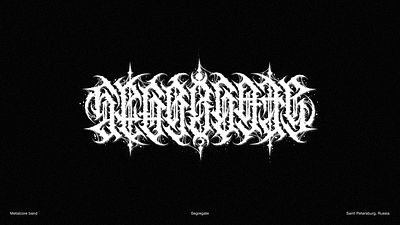 SEGREGATE | metal logo black metal art black metal logo black metal logo design branding calligraphy death metal logo design gnoizm illustration lettering logo metal logo ui