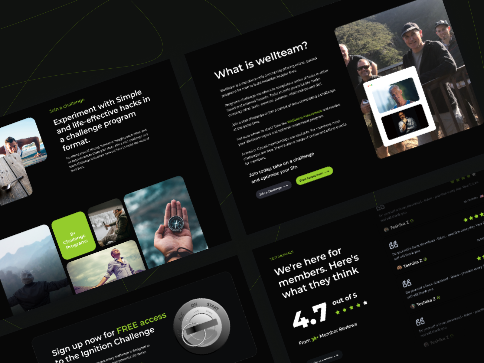 Wellteam website design by Vivasoft Limited on Dribbble