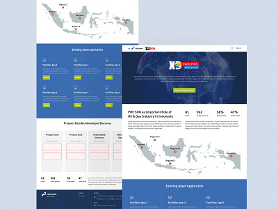 Microsite (XD Facilities) microsite oil and gas user interface design