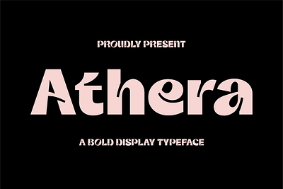 Athera | Display Typeface design elegant font font fonttype logo logo font logotype sans sans serif typeface typefoundry
