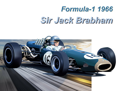 Sir Jack Brabham - VECTOR graphic design sir jack brabham vector vector graphics