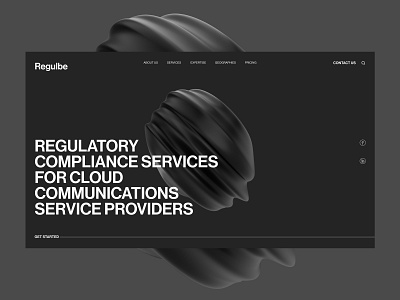 Website for a compliance services company branding design figma illustration landing page logo site ui ux web website