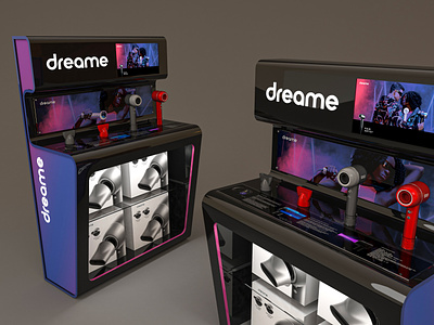 Dreame displays 3d 3d design branding dreame displays posm design