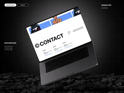 WEB- design for musicians design musicians ui ux web web design