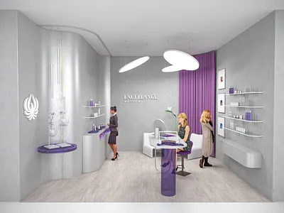 Excellance MOSCOW butique 3d 3d design excellance moscow butique shop design