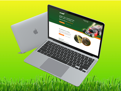 M&M Mowing - Local Mowing website graphic design nz ui ux web design