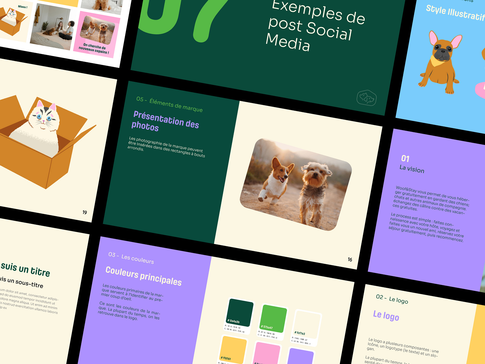 Woof&Stay - Brand Guidelines by Piero Studio on Dribbble