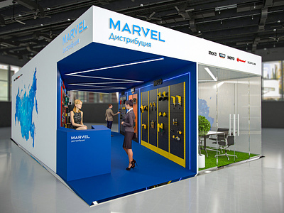 MARVEL exhibition 3d 3d design exhibition design marvel exhibition posm design