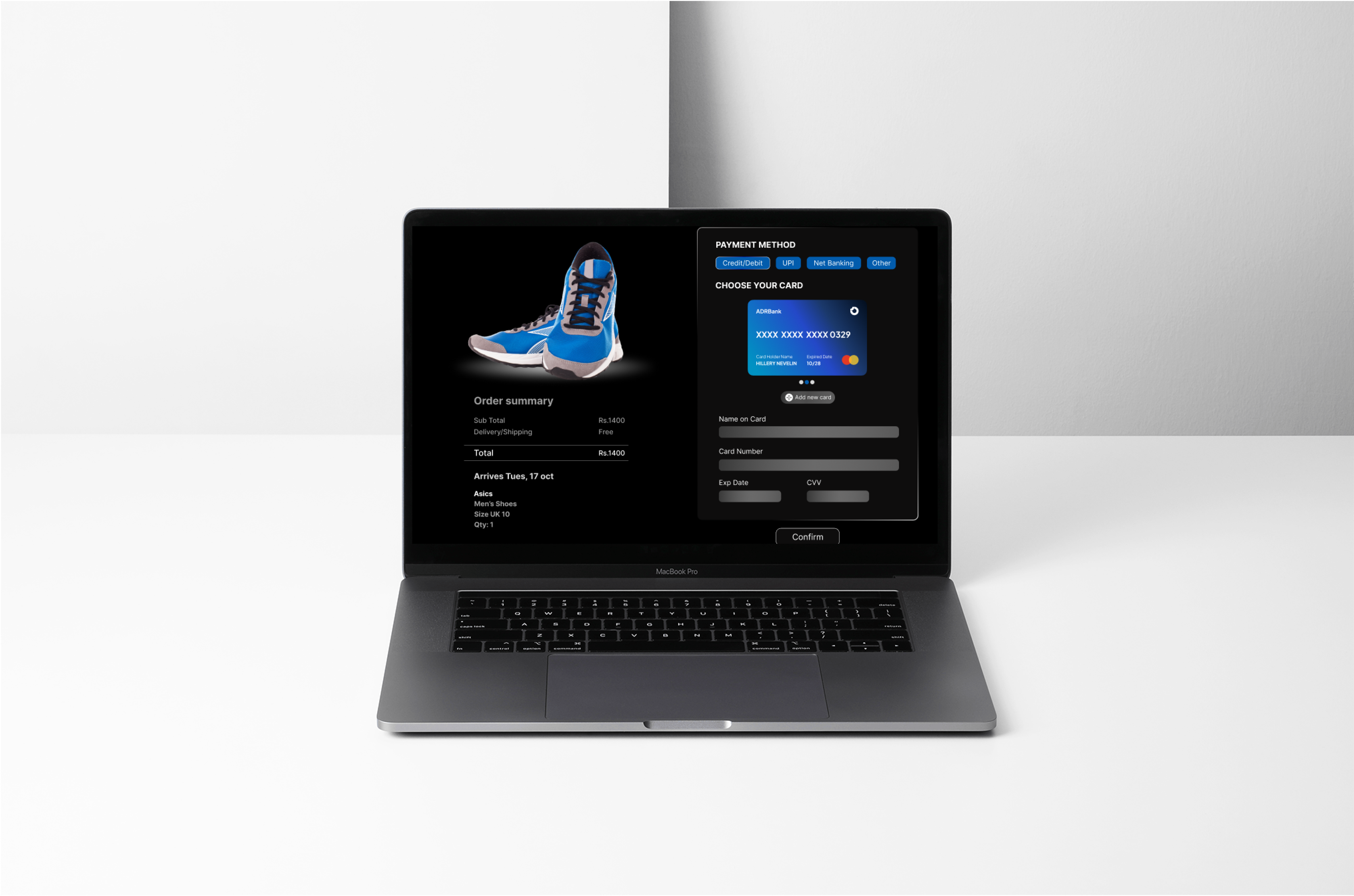 Checkout page challenge dailychallenge design ui uiux website