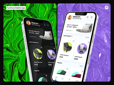 The Furniture Mobile App design fu furniture mobile app motion ui ux