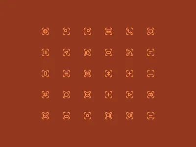QR Scan Icons (Pixel-Perfect Icon Set) 24px icons call icons icon icons icons exploration icons pack mark plus post qr scan icons ui icons user interface icons ux icons wireframe