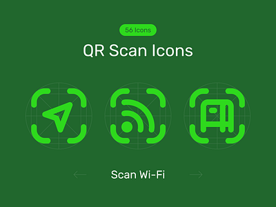 QR Scan Icons (Pixel-Perfect Icon Set) 24px icons design icon icons icons pack identification mark pixel perfect icons post icons qr icons scan icons ui ui icons user interface icons ux icons wifi icons wireframe