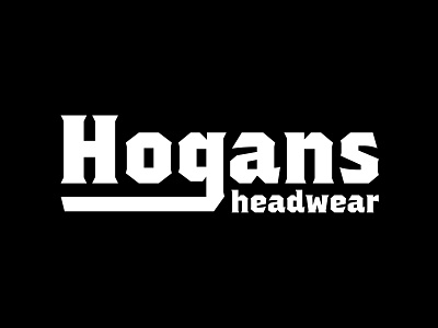 Second option for Hogan Headwear. brand designer cap cap design graphic designer logo designer logo ideas logo maker minimal minimal logo monogram monogram logo typo typo design typo logo typography typography logo