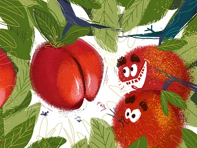 nude affinity designer bare peach ill illustration