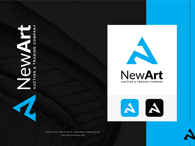 NewArt best bold branding classic clean creative graphic design logo minimal morden simple strong ui unique