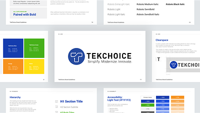 TekChoice b2b brand identity product design ui design ux design