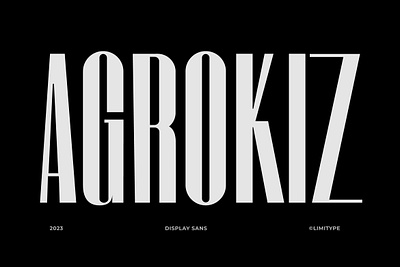 Agrokiz - Modern Font beauty font branding clothing font cool font display font logo font luxury font magazine magazine font modern font