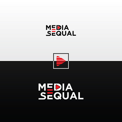 Media Sequal best bold branding classic clean creative graphic design logo minimal morden simple strong ui unique