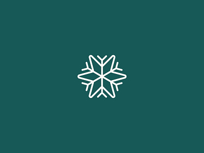 Snow flake symbol design branding cold design expermient graphic design logo mark snow snowflake symbol vector winter