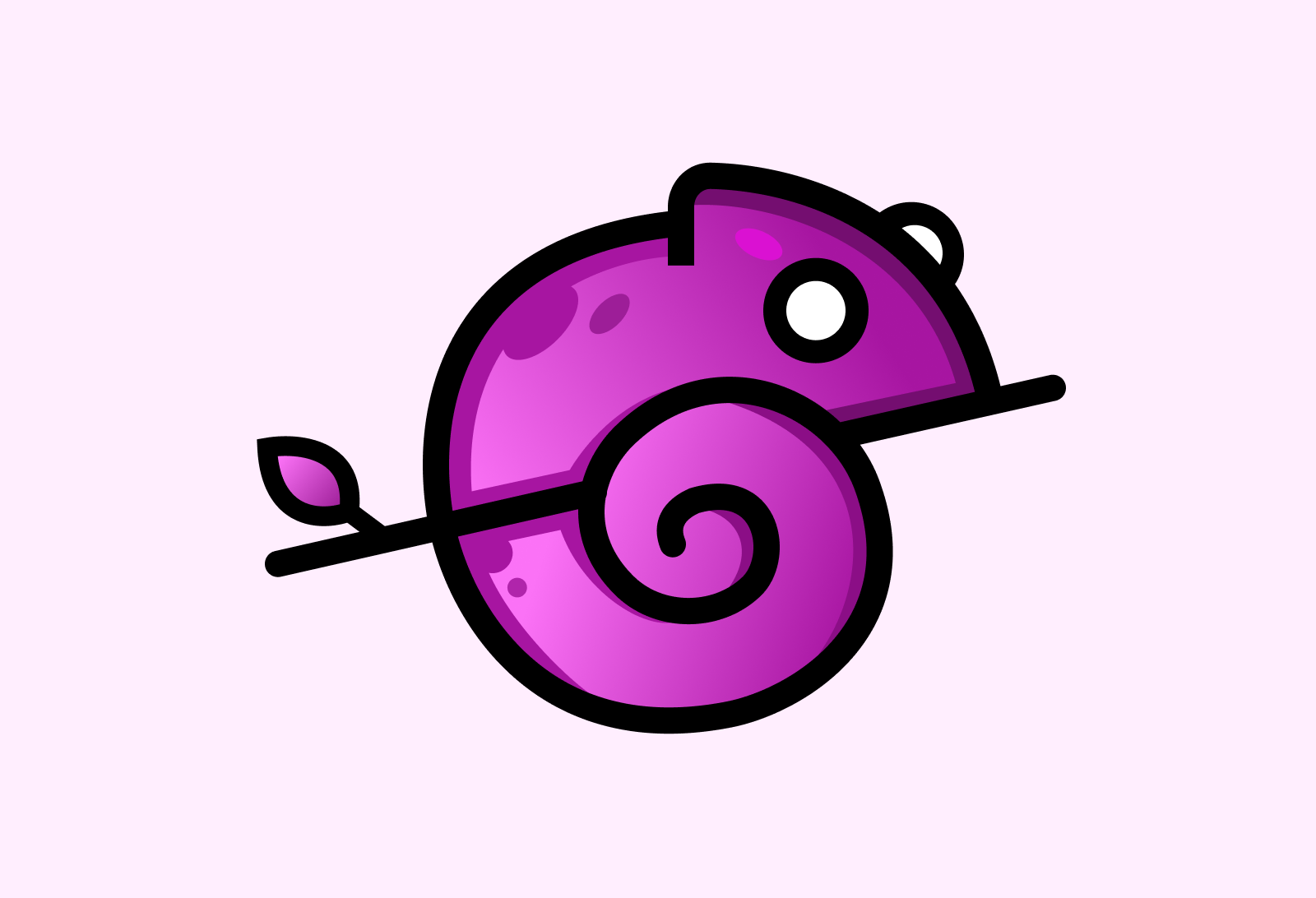 Girgit (Chameleon) branding chameleon chameleon logo design girgit girgit logo graphic design illustration insect insect logo leaf leaf logo lizzard lizzard logo logo minimal logo purple purple logo ui vector