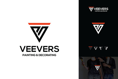 Veevers Painting & Decorating best bold branding classic clean creative graphic design logo minimal morden simple strong ui unique