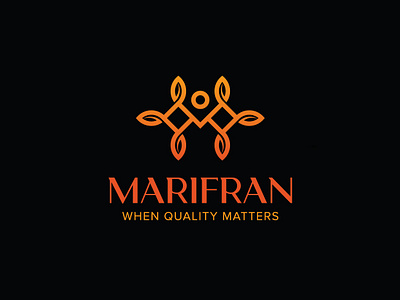 MARIFRAN best bold branding classic clean creative graphic design logo minimal morden simple strong ui unique