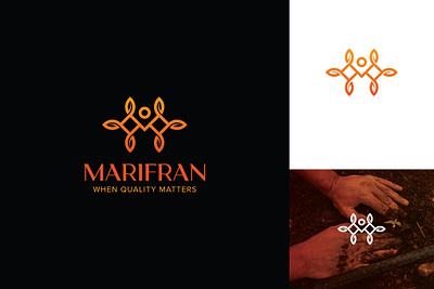 MARIFRAN best bold branding classic clean creative graphic design logo minimal morden simple strong ui unique