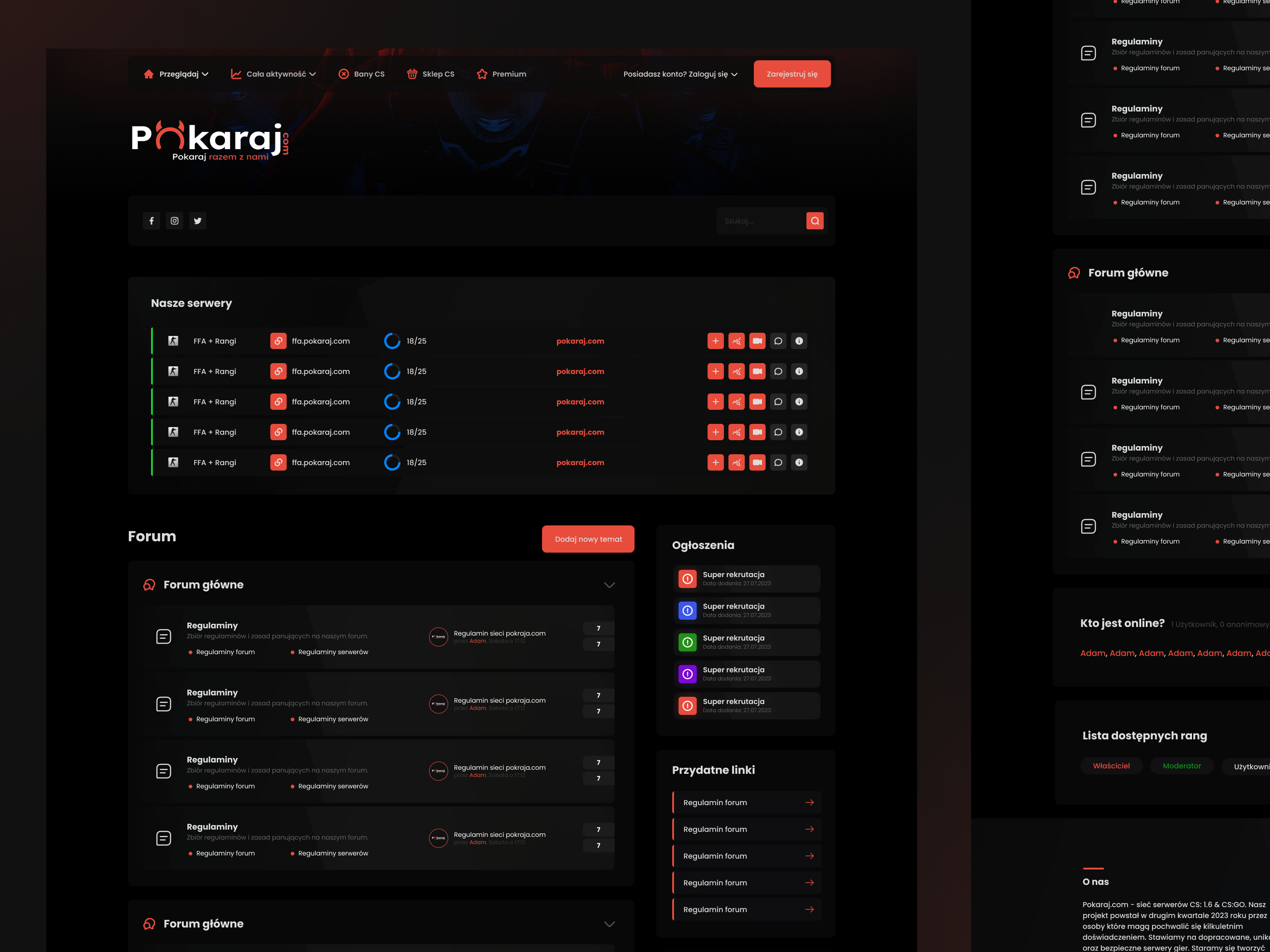 Pokaraj - UI/UX Design for IPS forum design forum graphic design ui website
