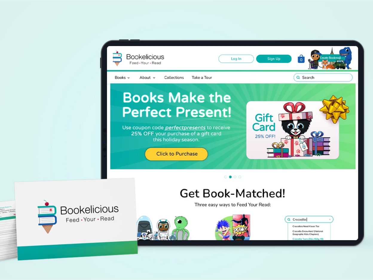 Bookelicious by Diana Donaldson | Be Indigo on Dribbble