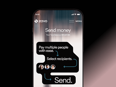 Recruitment – Mobile App Concept 3d app black branding clean design figma finance fintech flat glass interface logo minimal mobile money simple ui ux web