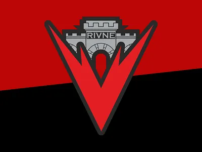 FC Veres Rivne logo concept football graphic design logo rivne ukraine veres