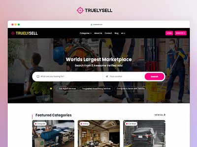 TruelySell - On Demand Service Marketplace Platform marketplace multivendor nearby service on demand service service marketplace service provider