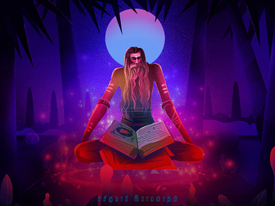 Sadhu character akori google art google design google illustration illustration sadhu sandhu character design trending illustration