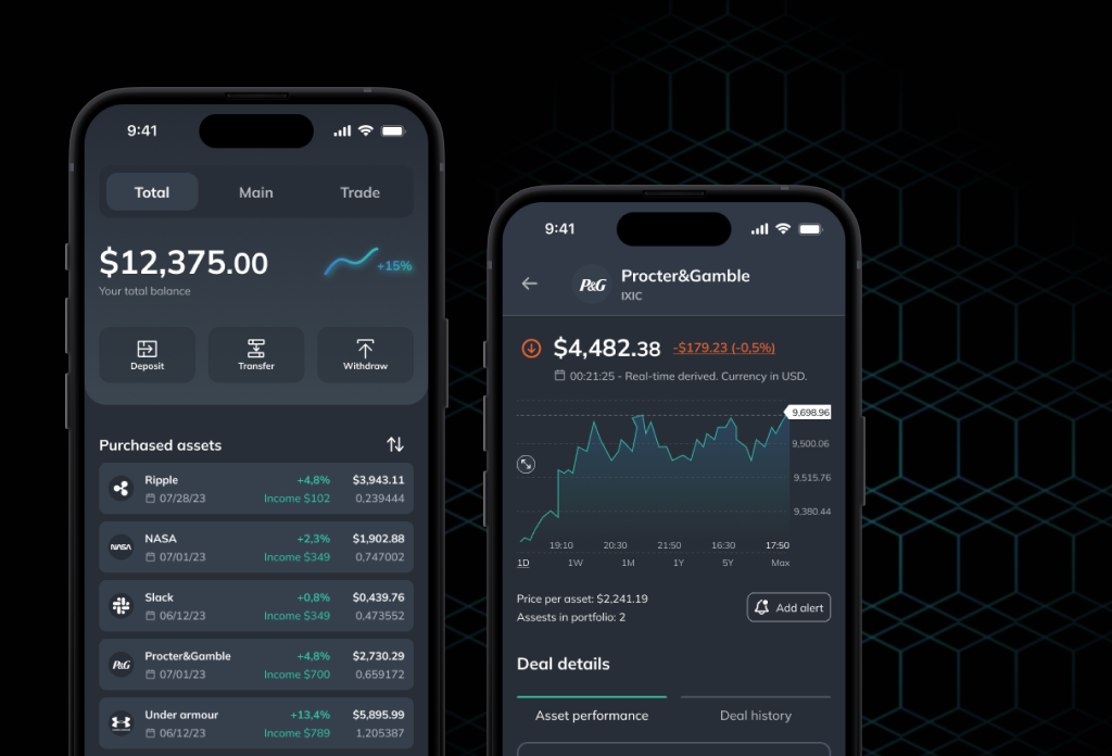 Kaitoke Invest - investment application overview. app charts design design thinking finance app finance application financial application homepage investment app investment application ios app ios application mobile app mobile application product design stock ui user experience design user interface design ux