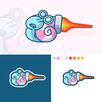 Turbo Snail🐌🚀 cartoon cute cutecartoon illustration logo mascot mascot logo snail snail cartoon snail illustration snail logo snail mascot turbo cartoon turbo logo